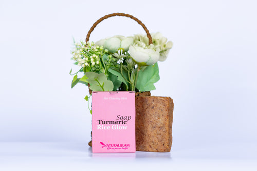 Turmeric Soap  100 G with Lemon Oil & Rice Flour