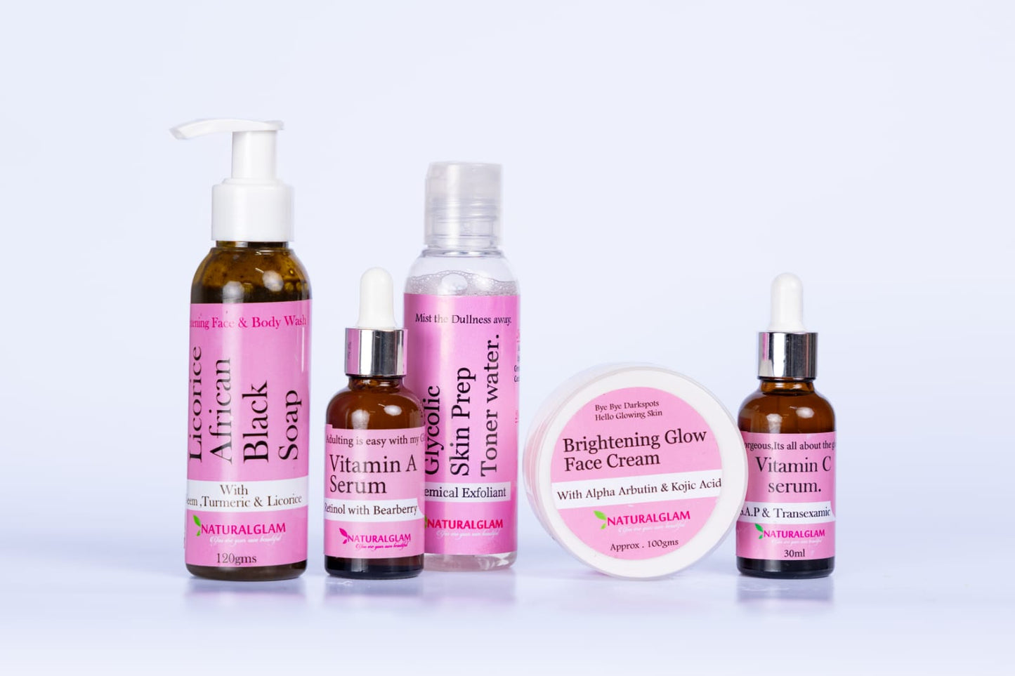 Glow set for darkspots and PIH